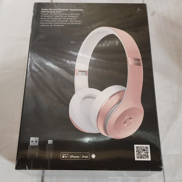 NEW! Beats by Dr Dre Solo 3 On-Ear Wireless Headphone [ Rose Gold ] - Picture 2 of 6